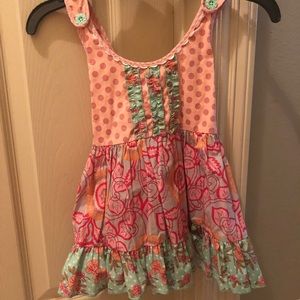 Matilda Jane size 6 tiered ruffle top